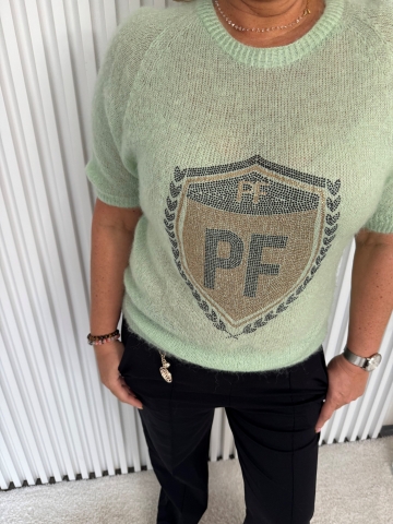 Dámský mint mohérový svetřík Lima Paparazzi Fashion