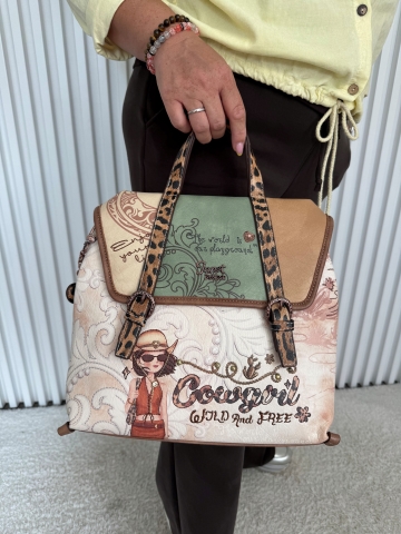 Dámský vícebarevný batoh Malaga značky Janet