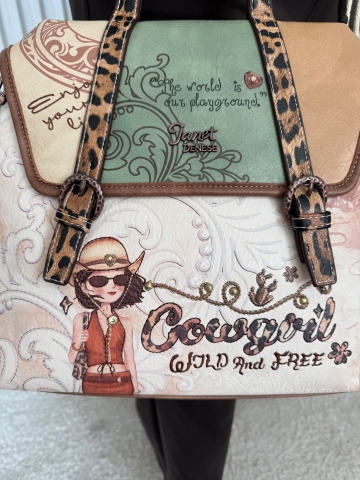 Dámský vícebarevný batoh Malaga značky Janet