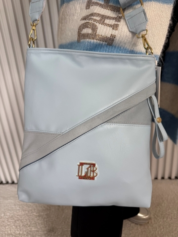 Dámská modrá crosby kabelka Tenny značky Laura Biaggi