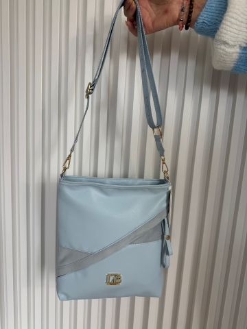 Dámská modrá crosby kabelka Tenny značky Laura Biaggi