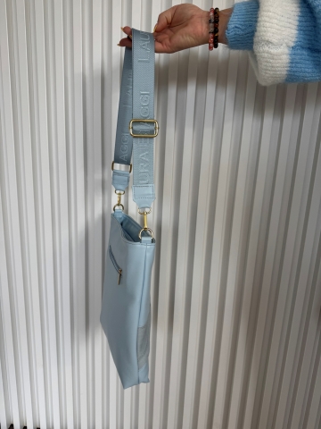 Dámská modrá crosby kabelka Tenny značky Laura Biaggi