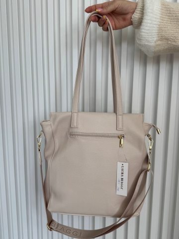 Dámská velká béžová kabelka Island značky Laura Biaggi