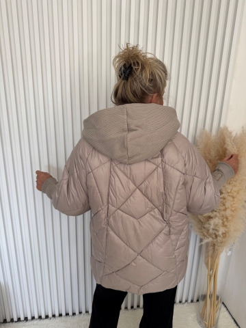 Dámská zimní bunda Boa značky Paparazzi Fashion v mocca barvě