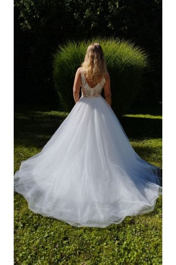 Dámské svatební dlouhé šaty ROMI značky NATALI