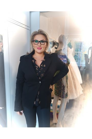 Dámské černé elegantní sako Ester